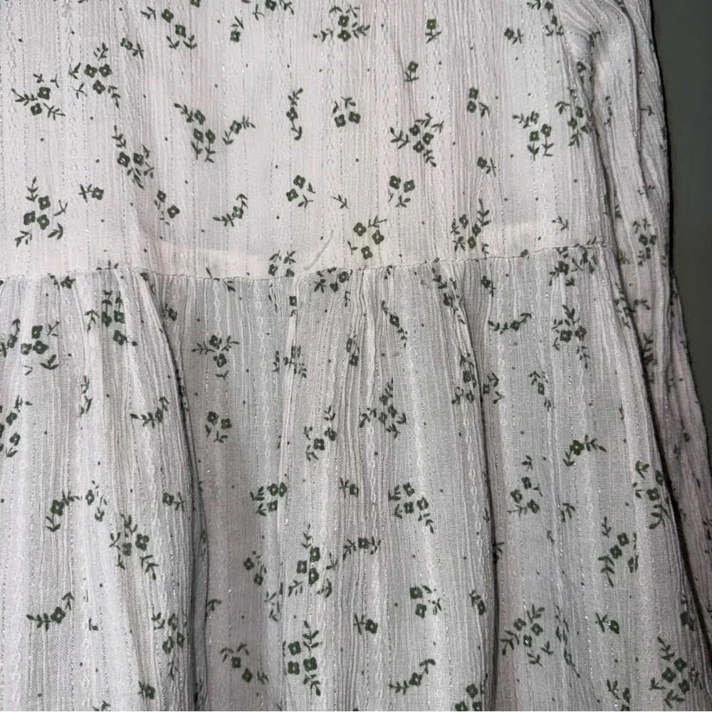 THE OAKS Apparel Company Girls Green Ivy‎ Dress Size 7 Lined